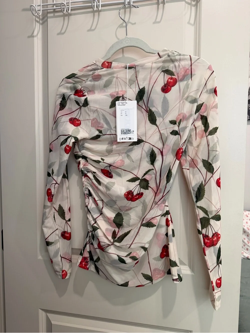 Tulle Top With Cherry Print Stella McCartney X H&M - Picture 2 of 6